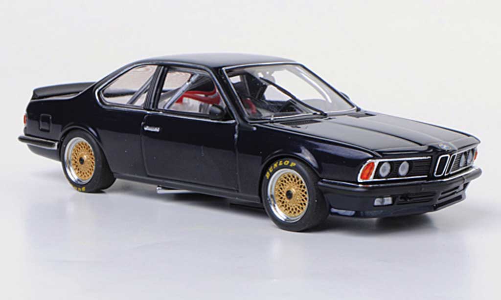 Bmw 635 CSI 1/43 Autoart Gr.A blue Plain Body Version diecast model cars