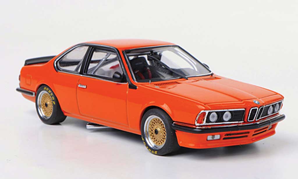 Bmw 635 CSI 1/43 Autoart Gr.A orange Plain Body Version diecast model cars