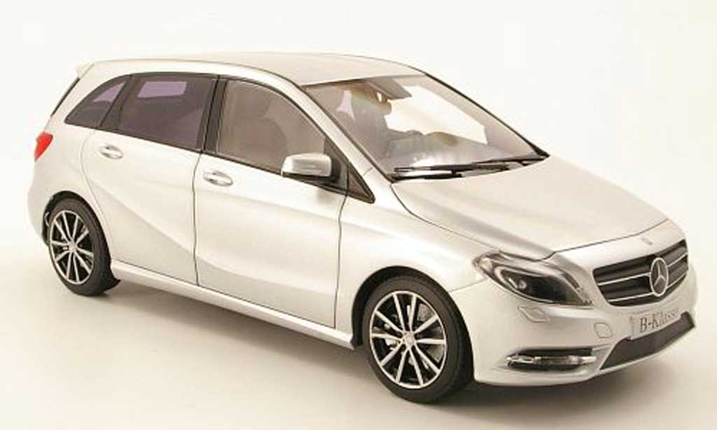 Mercedes Classe B 1/18 Norev grey metallisee 2011 diecast model cars
