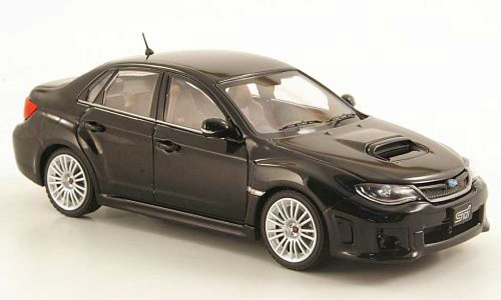 Subaru Impreza WRX 1/43 Ebbro STI WRX A-Line black 2010 diecast model cars