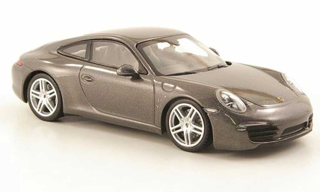 Porsche 991 Carrera 1/43 Minichamps Carrera grey 2011 diecast model cars