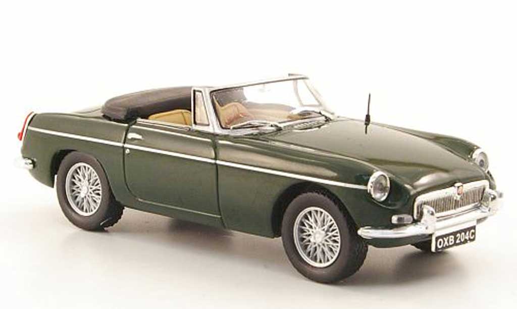 MG B 1/43 Hachette Roadster Mk II grun 1968 diecast model cars