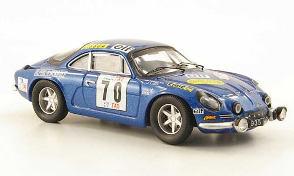 Alpine A110 1/43 Trofeu No.70 TAP Rally Portugal 1972 diecast model cars