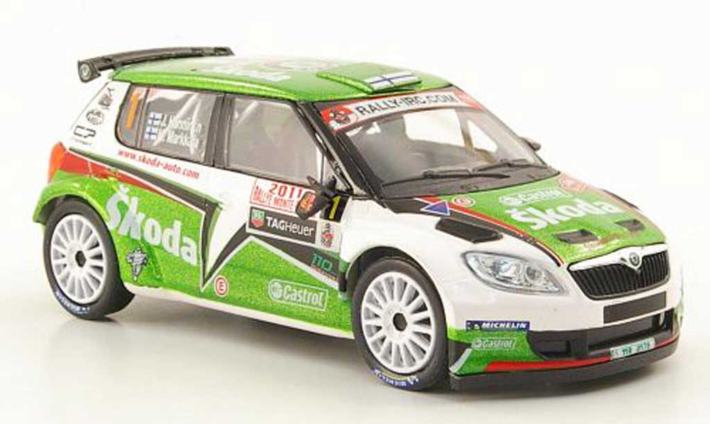 Skoda Fabia S2000 1/43 Abrex S2000 No.1 Hanninen/Markkula Rally Monte Carlo 2011 diecast model cars