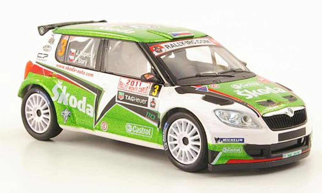 Skoda Fabia S2000 1/43 Abrex S2000 No.3 Kopecky/Stary Rally Monte Carlo 2011 diecast model cars