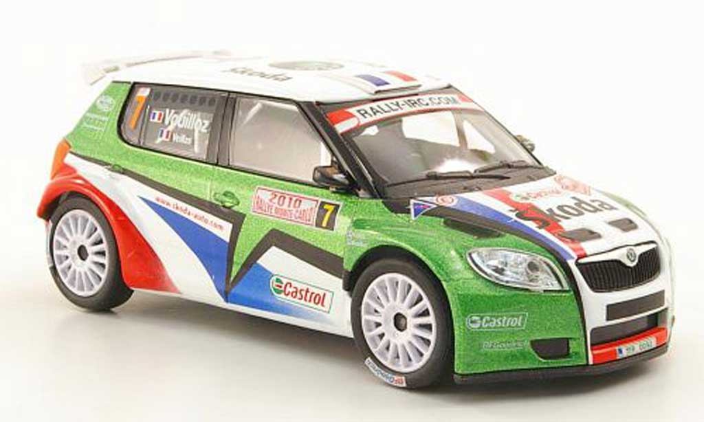 Skoda Fabia S2000 1/43 Abrex S2000 No.7 Vouilloz/Veillas Rally Monte Carlo 2010 diecast model cars