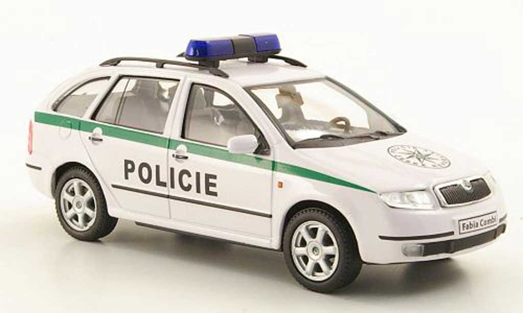 Skoda Fabia 1/43 Abrex Policie Police Tschechien diecast model cars