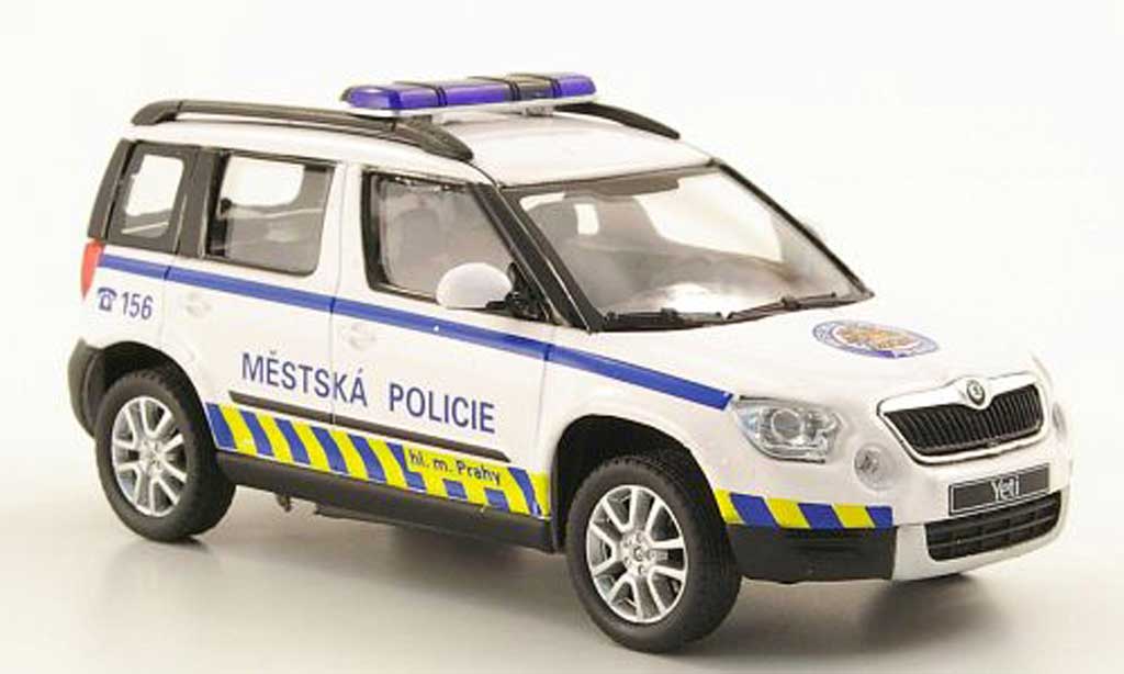 Skoda Yeti 1/43 Abrex Mestska Policie Praha Police Prag diecast model cars