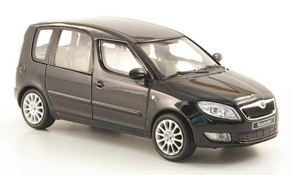 Skoda Roomster 1/43 Abrex black diecast model cars