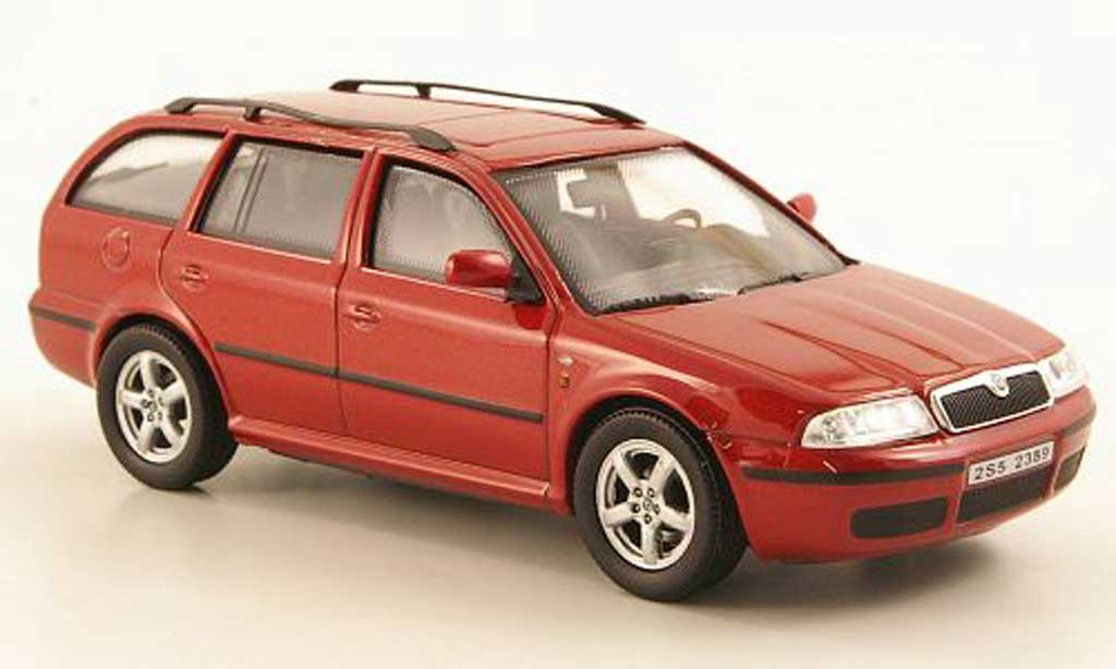 Skoda Octavia Combi 1/43 Abrex Combi Tour red diecast model cars