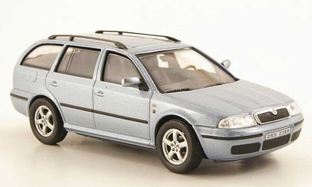 Skoda Octavia Combi 1/43 Abrex Combi Tour blue diecast model cars