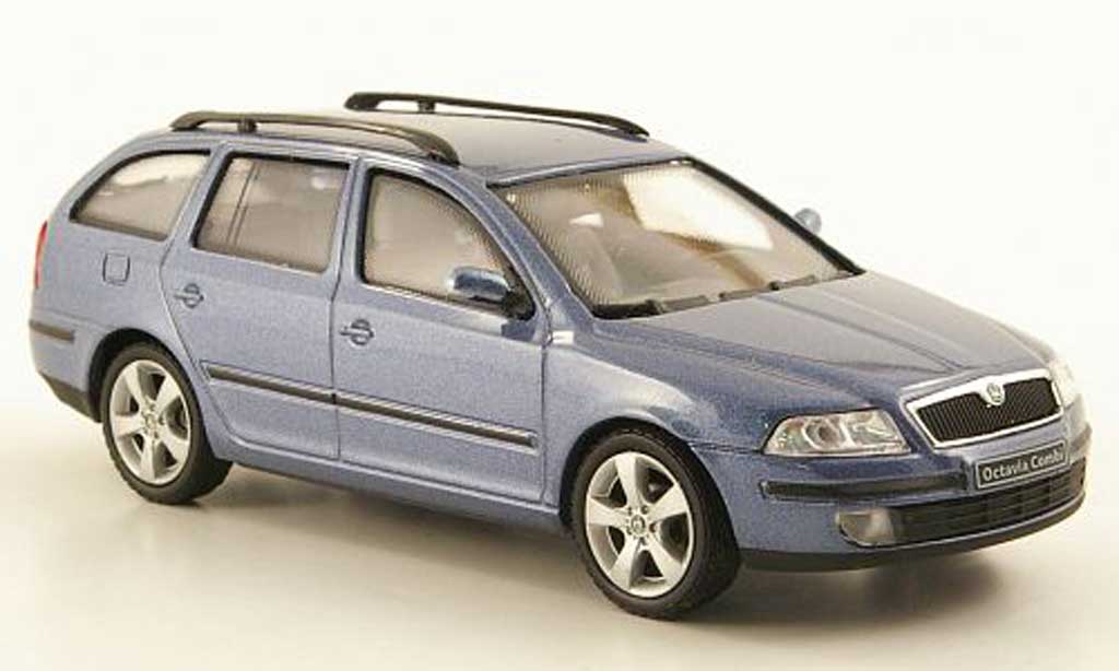 Skoda Octavia Combi 1/43 Abrex Combi bluegrey diecast model cars