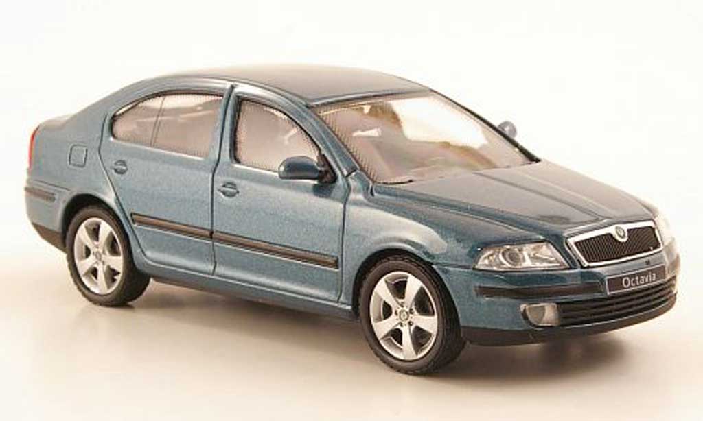 Skoda Octavia 1/43 Abrex Limousine blue diecast model cars