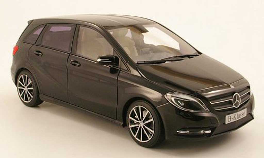 Mercedes Classe B 1/18 Norev black 2011 diecast model cars