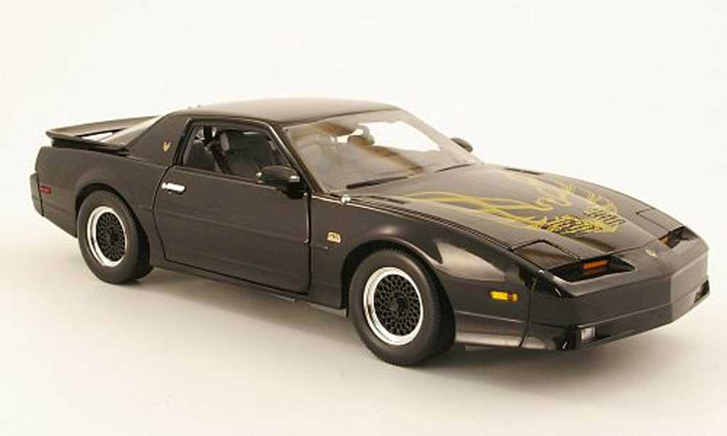 Pontiac Trans Am 1/18 Greenlight GTA black 1988 diecast model cars