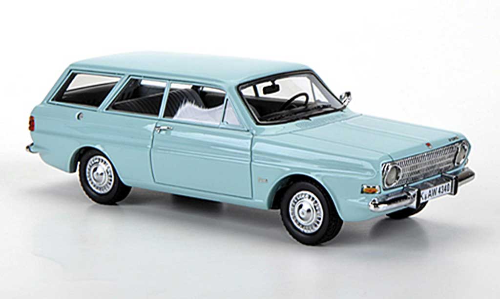 Ford Taunus 1966 1/43 Neo 1966 12m (P6) Turnier turkis diecast model cars