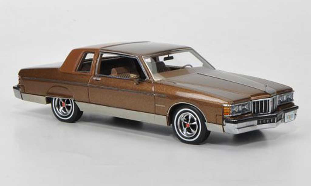 Pontiac Bonneville 1/43 Neo Brougham 2-portes Coupe met.brown/brown 1980 diecast model cars