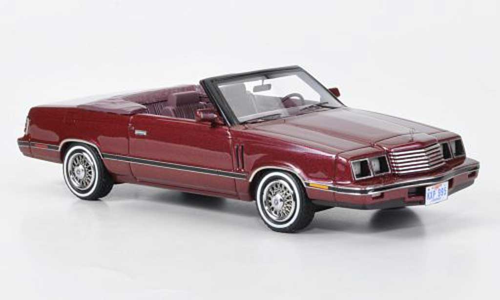 Dodge 600 1/43 Neo Convertible red 1984 diecast model cars