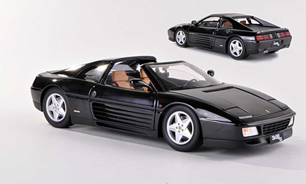 Ferrari 348 TS 1/18 Hot Wheels Elite TS black (Elite) diecast model cars
