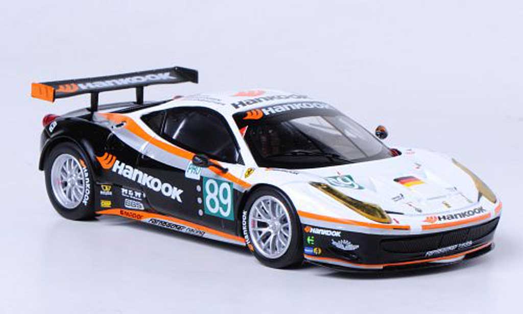 Ferrari 458 Italia GT2 1/43 Hot Wheels Elite Italia GT2 No.89 Farnbacher Racing 24h Le Mans (Elite) 2011 diecast model cars