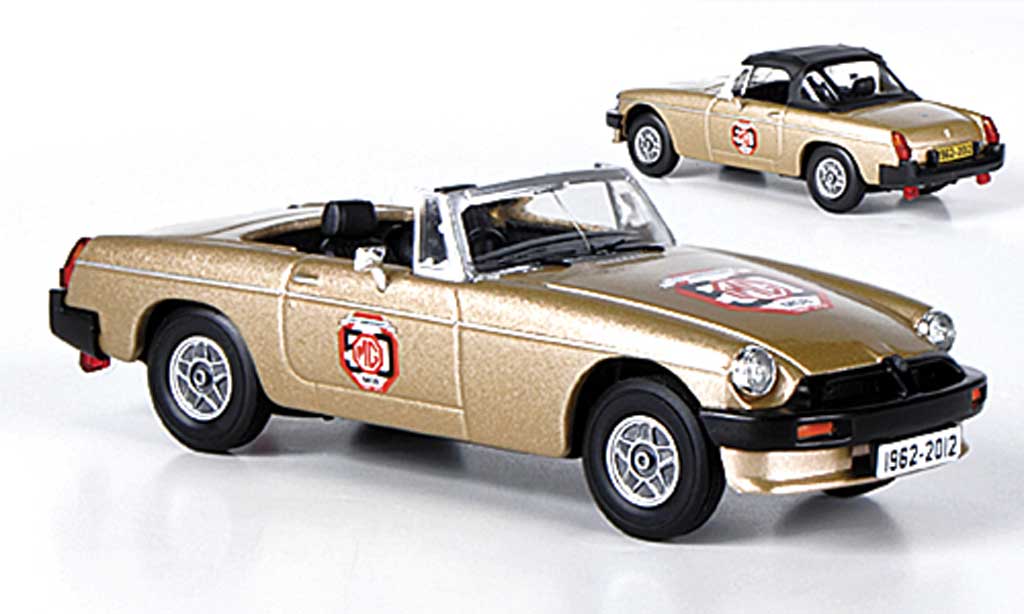 MG B 1/43 Vanguards gold ''50th Anniversary Model'' diecast model cars
