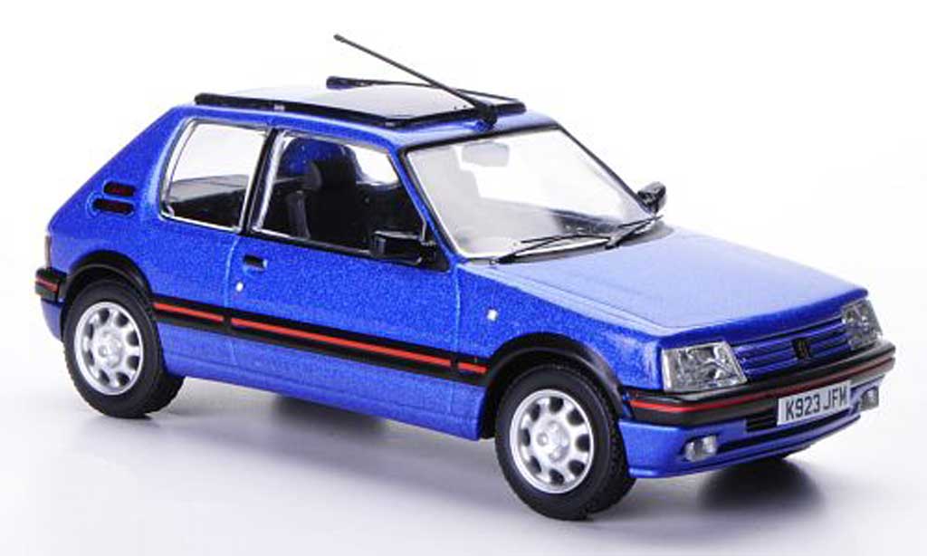 Peugeot 205 GTI 1/43 Vanguards GTI 1.9 blue Top Gear diecast model cars