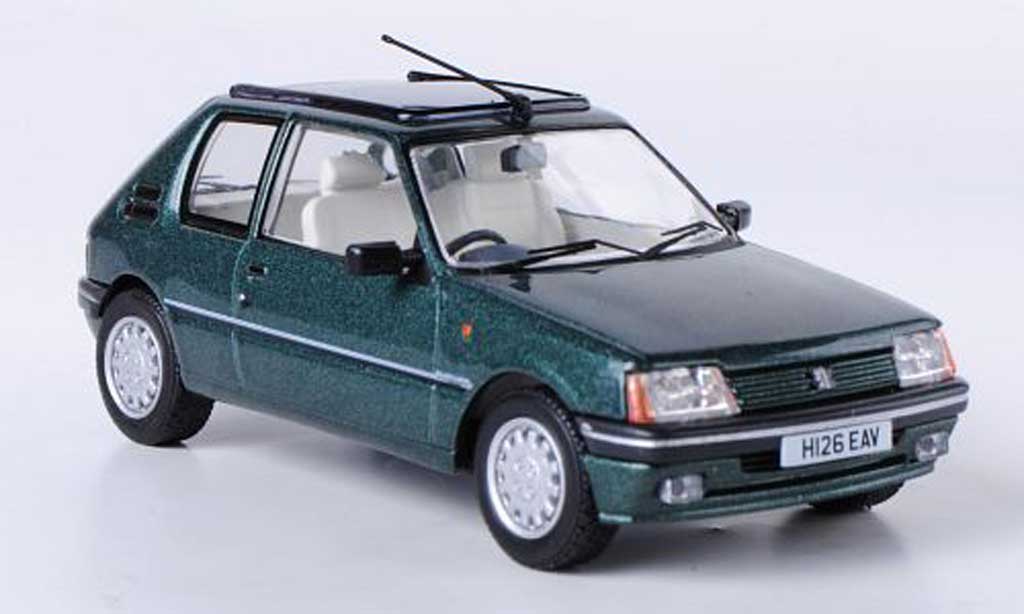 Peugeot 205 Roland Garros 1/43 Vanguards Roland Garros grey grun RHD diecast model cars