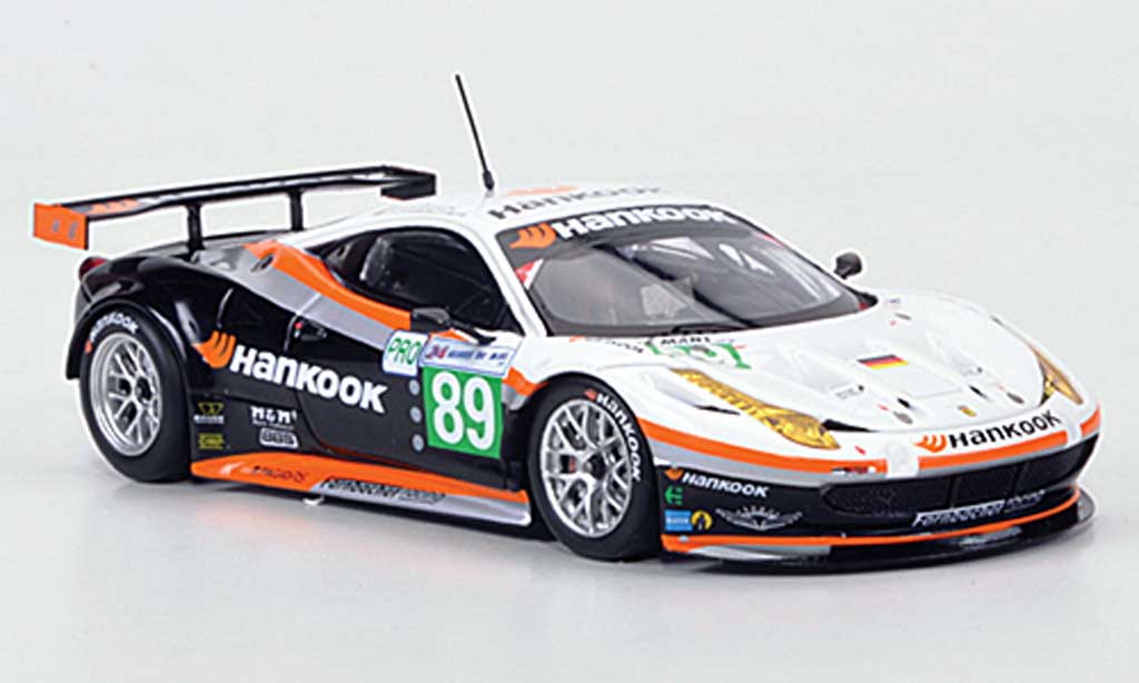 Ferrari 458 Italia GT2 1/43 Fujimi Italia GT2 No.89 Hankook Team Farnbacher 24h Le Mans 2011 diecast model cars
