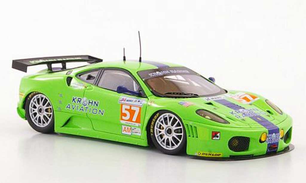 Ferrari F430 GTC 1/43 Fujimi GTC No.57 Krohn Racing T.Krohm / N.Jonsson / M.Rugolo 24h Le Mans 2011 diecast model cars