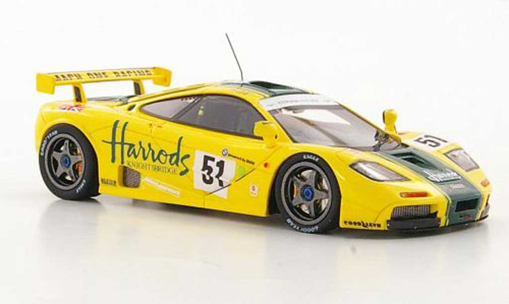 McLaren F1 1/43 TrueScale Miniatures GTR No.51 Harrods Mach One Racing A.Wallace / J.Bell / D.Bell 24h Le Mans 1995 diecast model cars