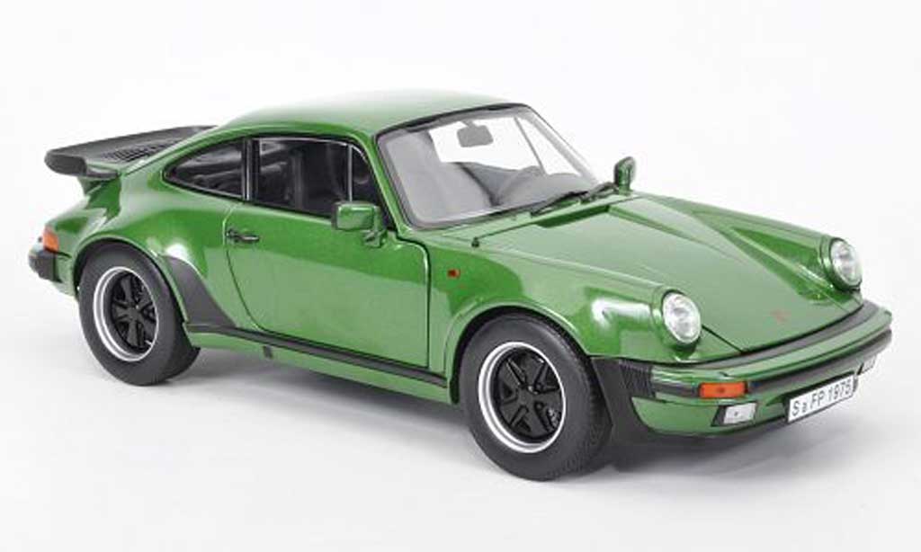Porsche 930 Turbo 1/18 Norev Turbo 33l grun 1975 diecast model cars