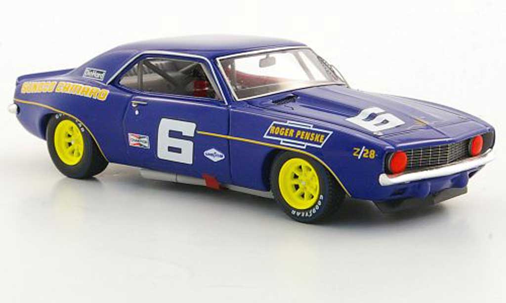 Chevrolet Camaro SS 1/43 Spark SS No.6 M.Donohue Trans Am 1969 diecast model cars