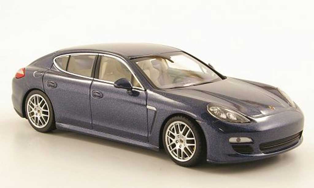 Porsche Panamera 4S 1/43 Minichamps 4S blue 2010 diecast model cars