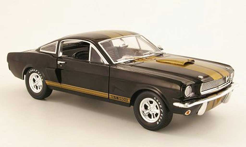 Shelby GT 350 1966 1/18 Shelby Collectibles 1966 H black/or diecast model cars