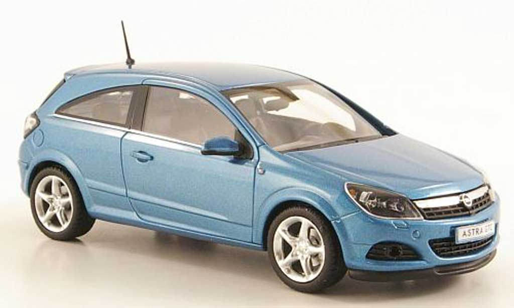 Opel Astra 1/43 Minichamps H GTC blue 3-Turer diecast model cars