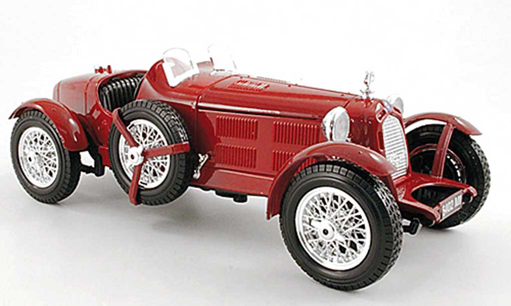Alfa Romeo 8C 1/18 Burago 2300 Monza red diecast model cars