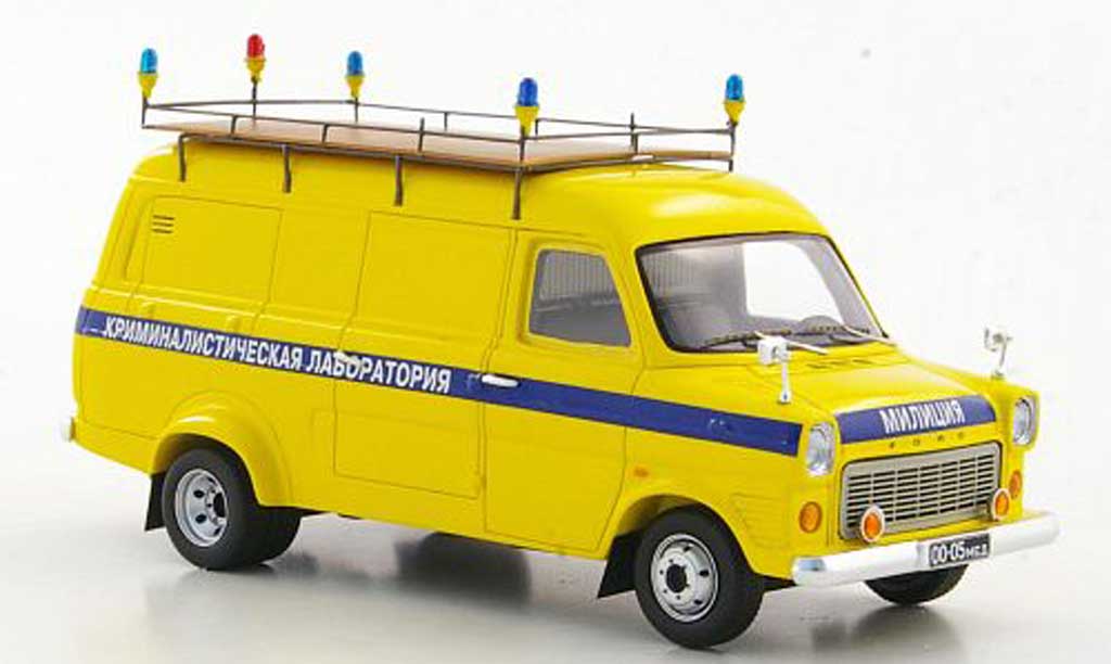 Ford Transit 1/43 Adler MkI Kriminalistisches Laboratorium - Police Moskau 1974 diecast model cars