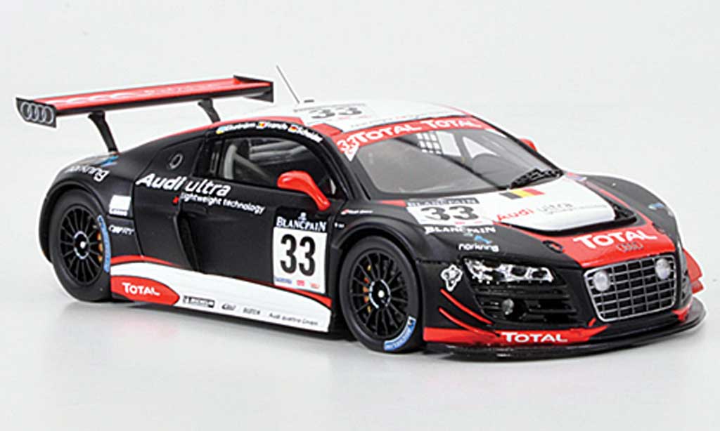 Audi R8 LMS 1/43 Spark LMS No.33 Total/ultra 24h Spa 2011 diecast model cars