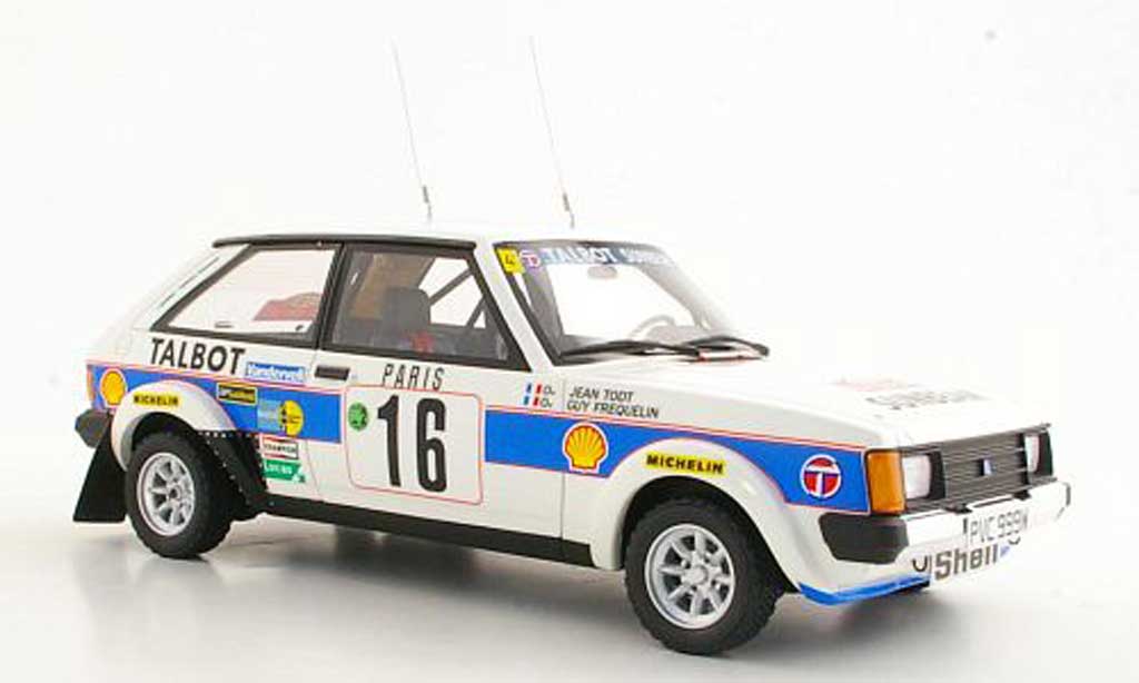 Talbot Sunbeam 1/18 Ottomobile Lotus No.16 G.Frequelin / J.Todt Rally Monte Carlo 1981 diecast model cars