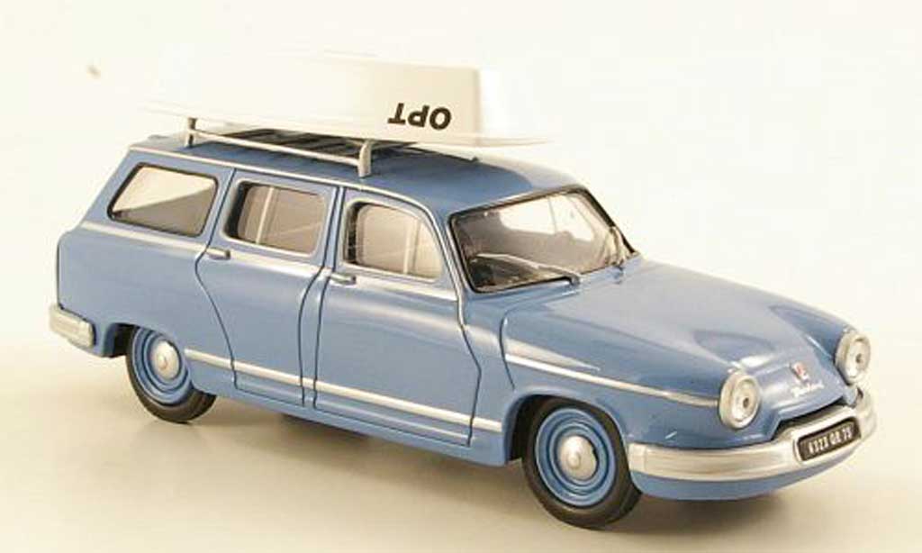 Panhard PL 17 1/43 Eligor Estate blue avec Boot diecast model cars