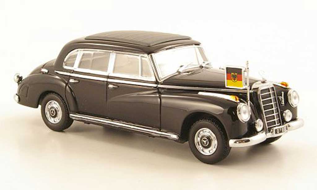 Mercedes 300 B 1/43 Minichamps B (W186 III) black Konrad Adenauer diecast model cars