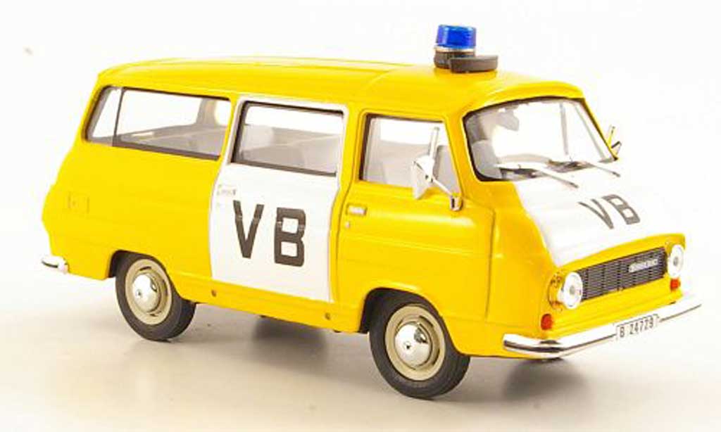 Skoda 1203 1/43 Abrex VB white/yellow diecast model cars