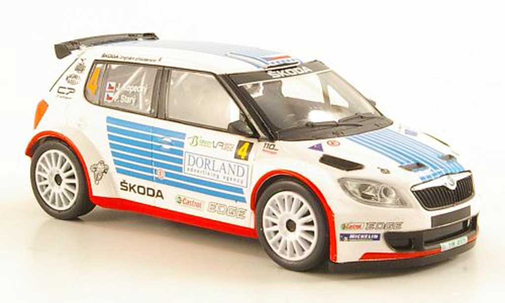 Skoda Fabia S2000 1/43 Abrex S2000 No.4 Kopecky/Stary Valasska Rally 2011 diecast model cars