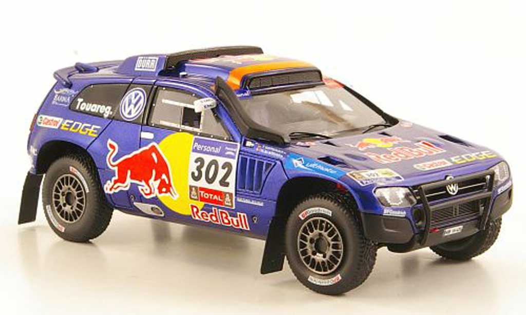Volkswagen Touareg Dakar 1/43 Spark Dakar Race 3 No.302 Red Bull 2011 diecast model cars