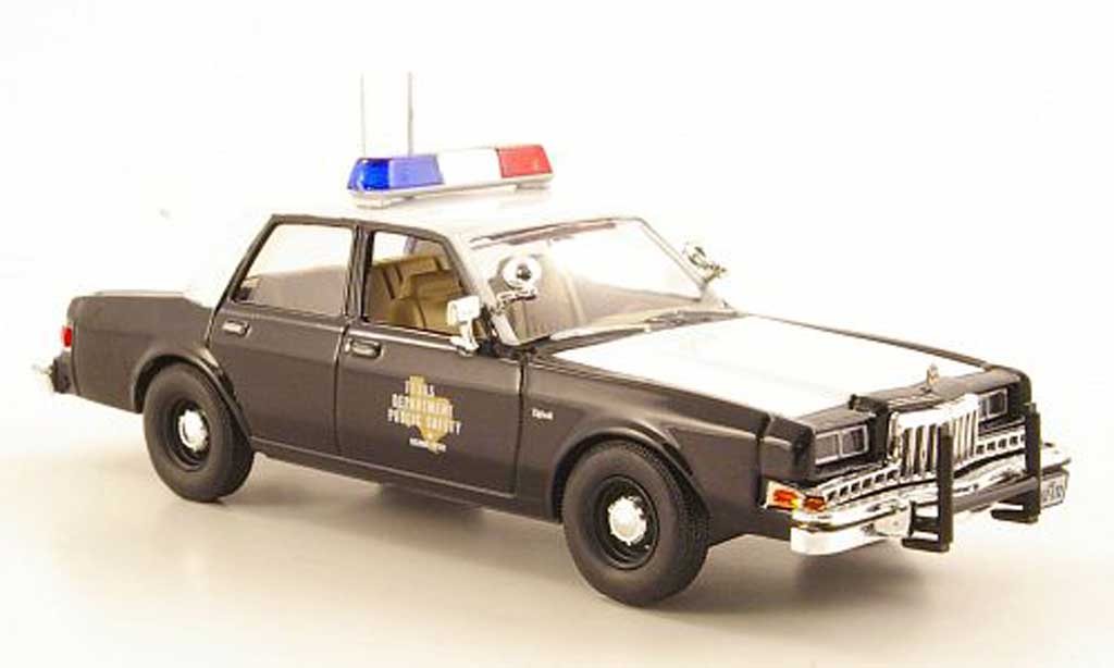 Dodge Diplomat 1/43 First Response Texas Highway Patrol 1985 diecast model cars