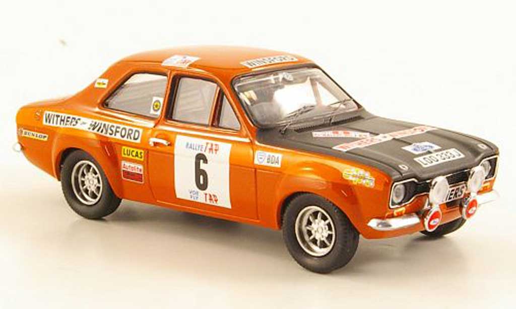 Ford Escort RS 1600 1/43 Trofeu RS 1600 TC No.6 Withers of WinsRally Portugal 1971 diecast model cars