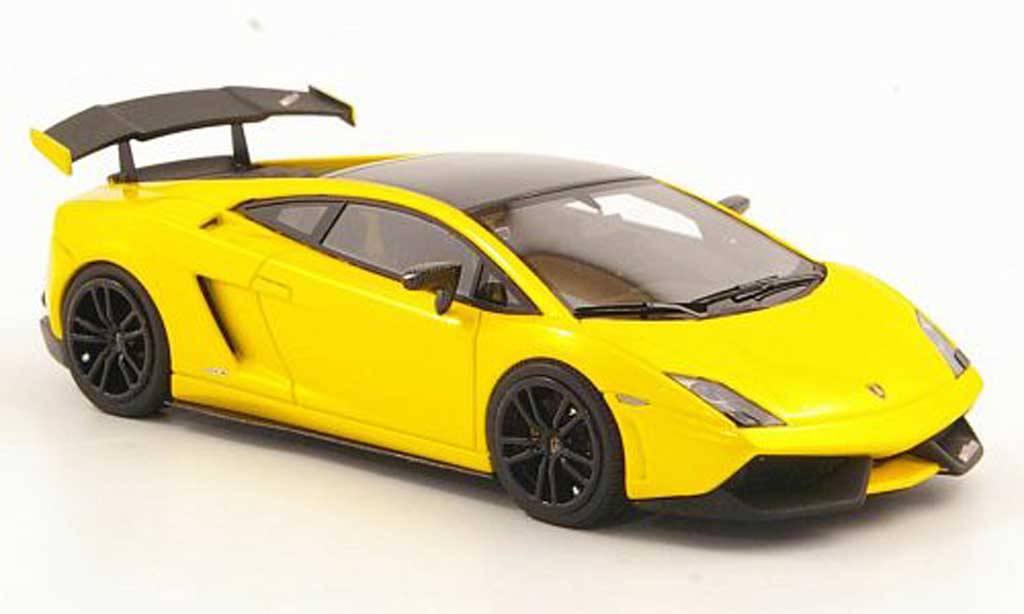 Lamborghini Gallardo LP570-4 1/43 Look Smart LP570-4 Super Trofeo Stradale yellow/black diecast model cars