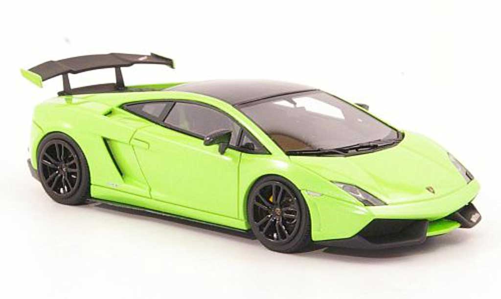 Lamborghini Gallardo LP570-4 1/43 Look Smart LP570-4 Super Trofeo Stradale grun/black diecast model cars