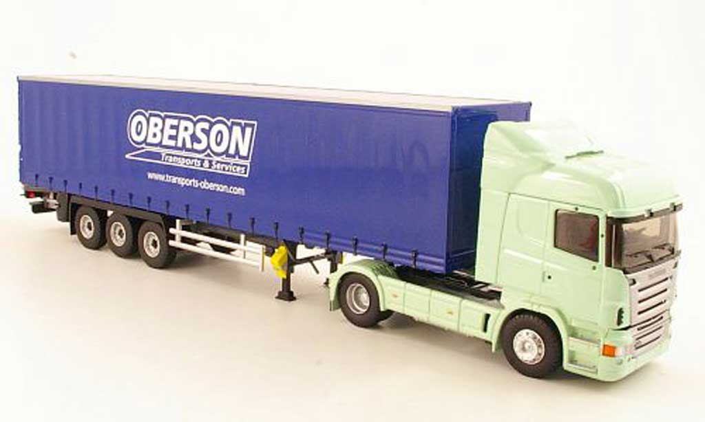 Scania Serie R 1/43 Eligor Highline Transports & Services Oberson Gardinenplanen-Sattelzug diecast model cars