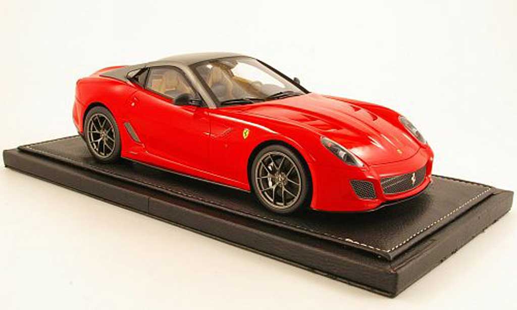 Ferrari 599 GTO 1/18 BBR Models GTO red/grey diecast model cars